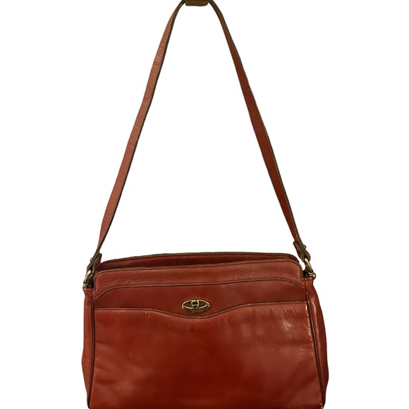 Vintage Oxblood Leather Etienne Aigner Handbag - Picture 4 of 4